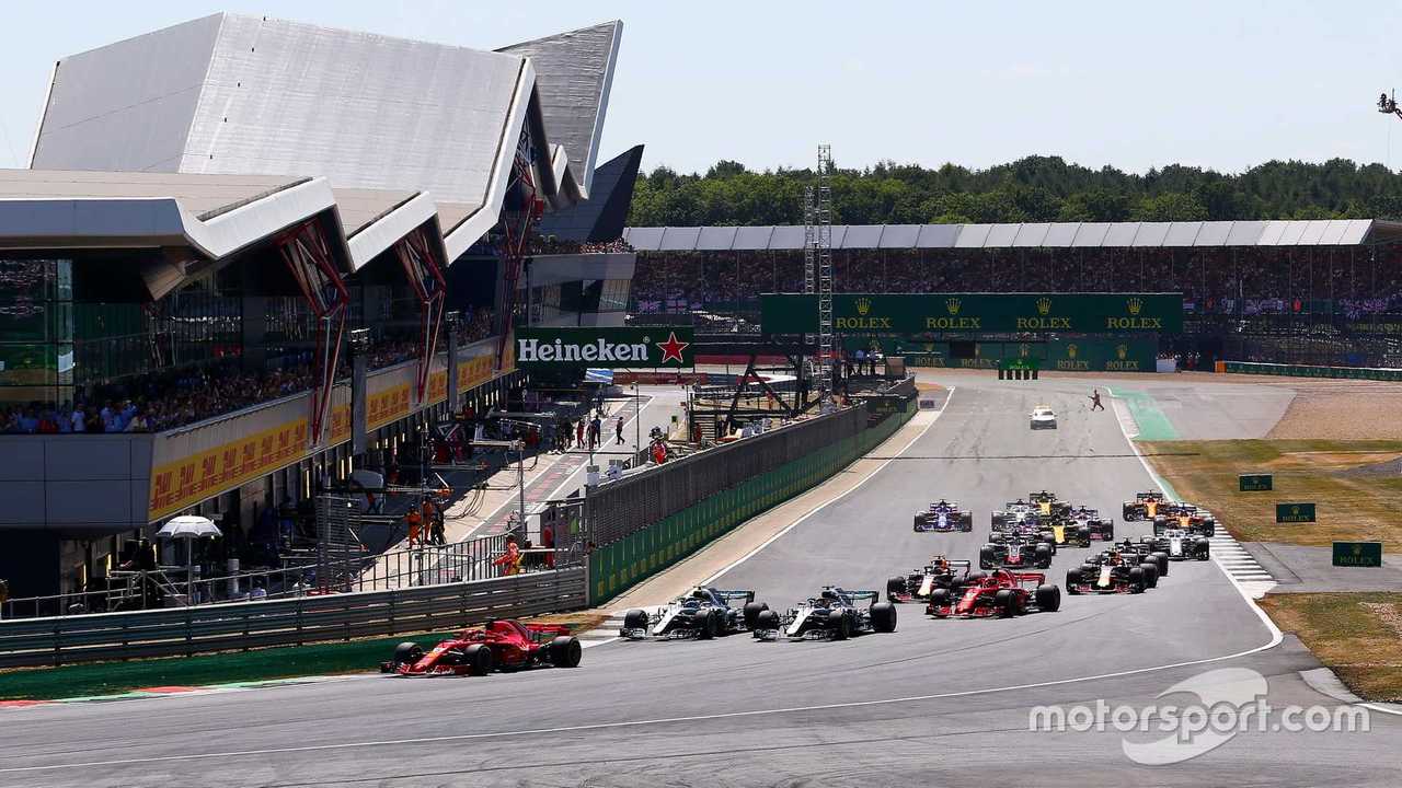 Silverstone GP 2018 start of the race