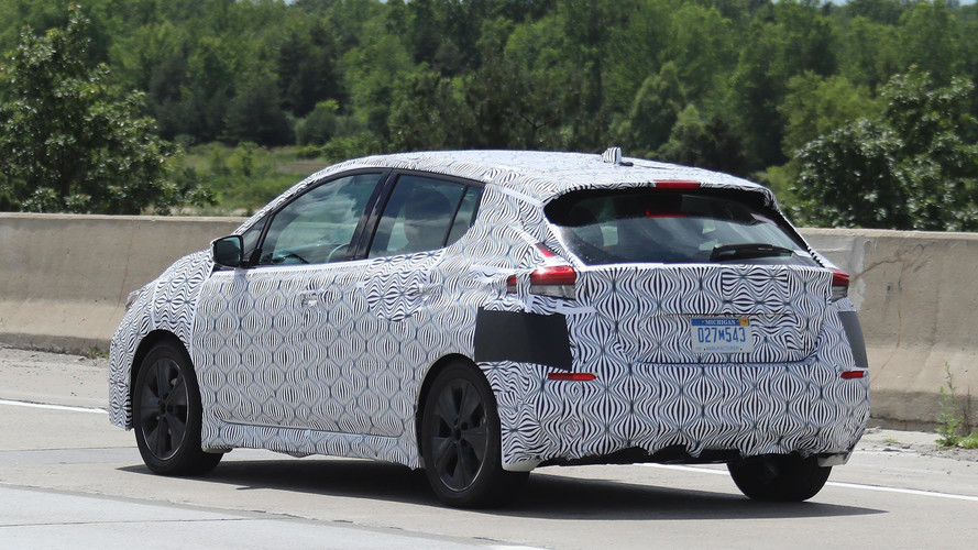 2018 Nissan Leaf spy photos