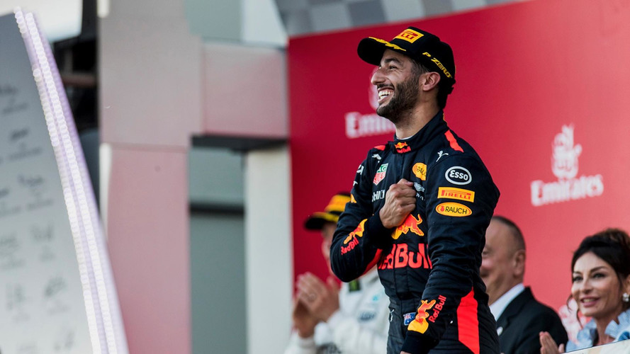 Daniel Ricciardo podium