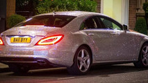 Mercedes-Benz CLS 350 covered with one million Swarovski crystals