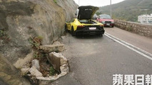 Lamborghini Aventador LP 720-4 50 Anniversario crash in Hong Kong