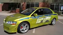 Paul Walker's Mitsubishi Evo from 2 Fast 2 Furious