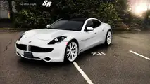 Fisker Karma with PUR 2Wo wheels 30.04.2012
