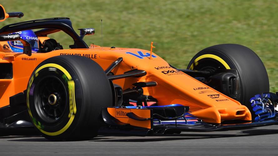 Fernando Alonso, McLaren MCL33 morro y ala delantera
