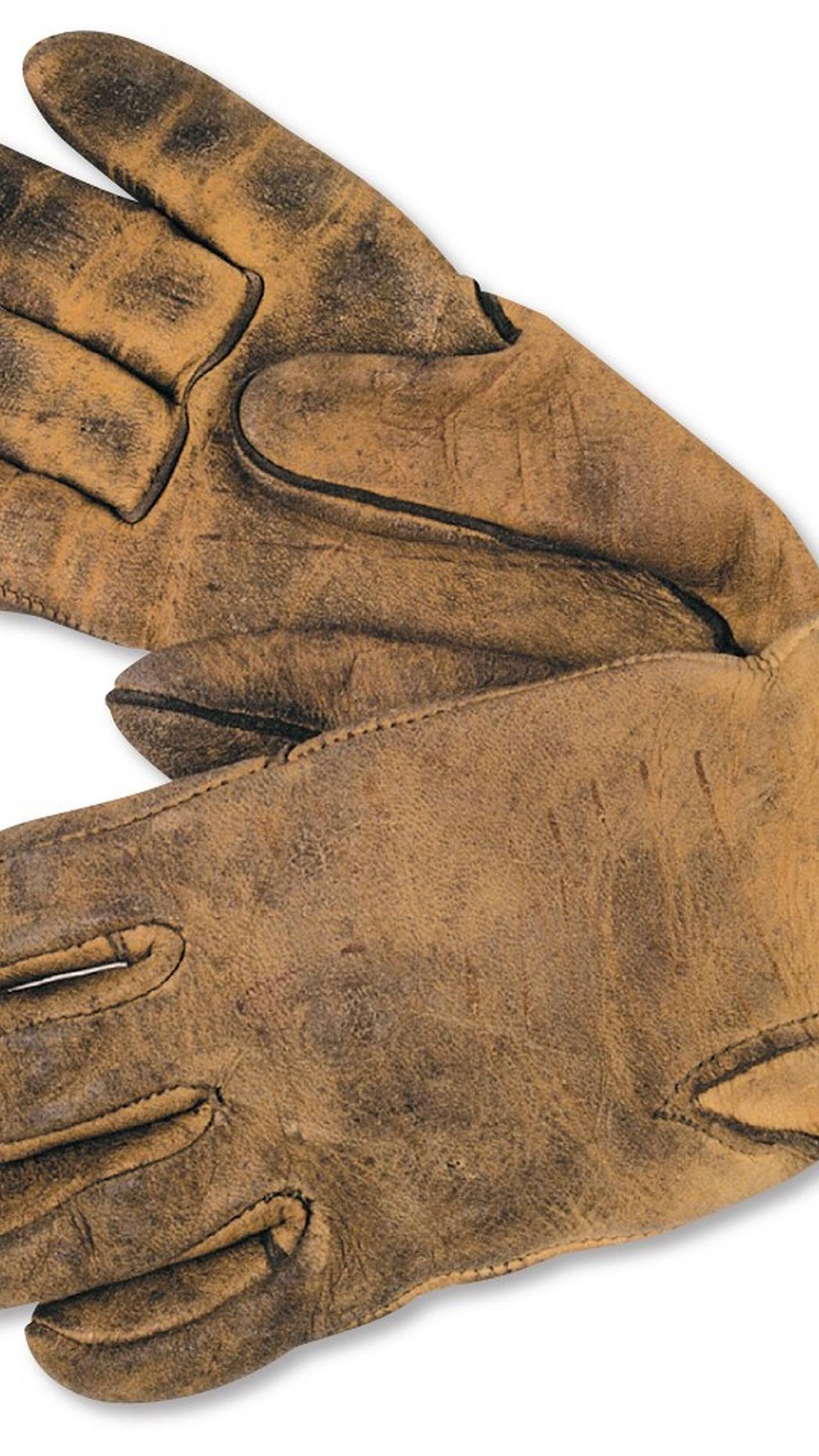 Aerostich Patina - Well-Worn Competition Elkskin Roper Touchscreen Gloves