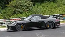 Porsche 911 Speedster Uncovered Spy Photos