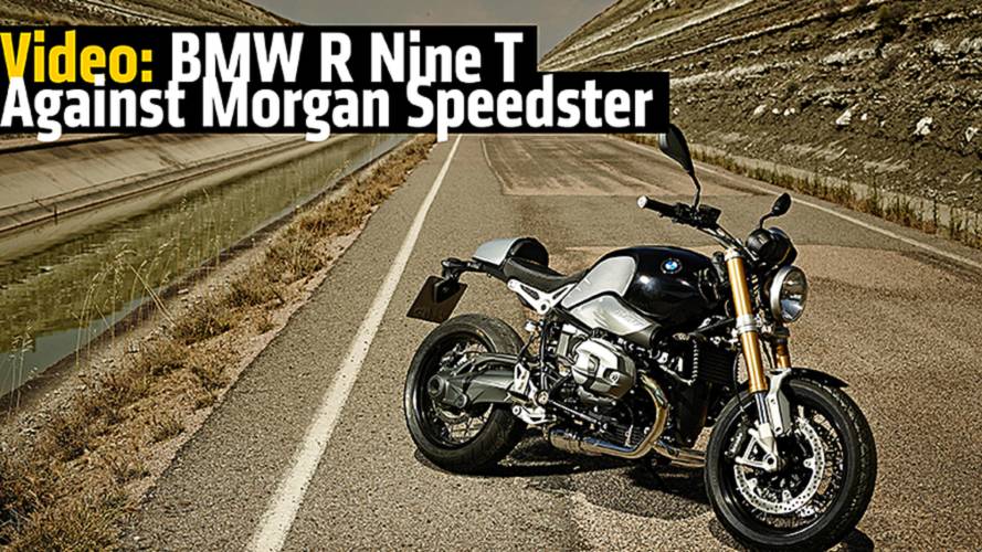 Video: BMW R Nine T Against Morgan Speedster