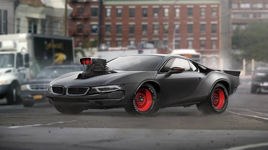 BMW i8 and Dodge Charger mashup