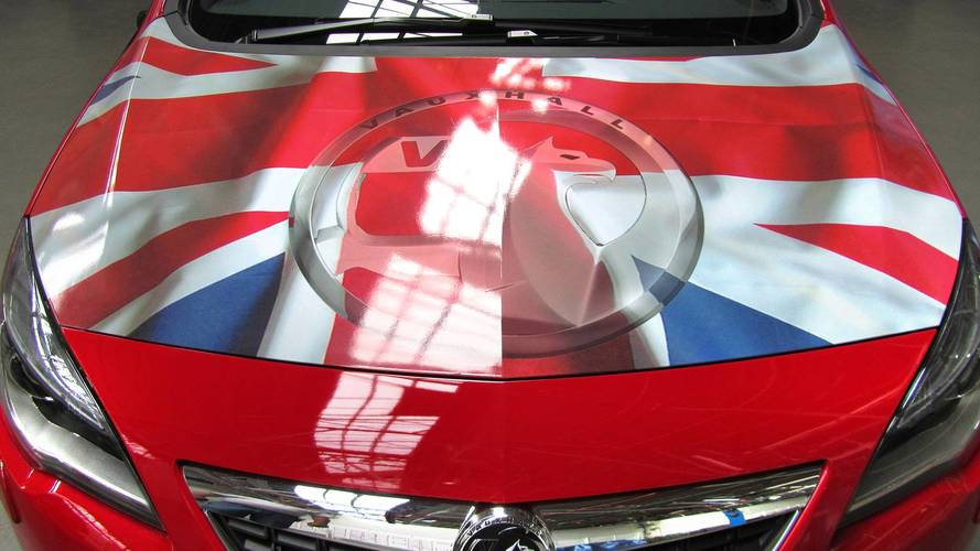 Vauxhall Astra Ellesmere Port Flag Bonnet