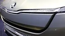 Skoda Vision E Concept live in Frankfurt