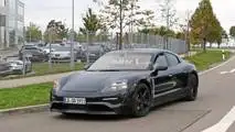 2020 Porsche Mission E spy photo