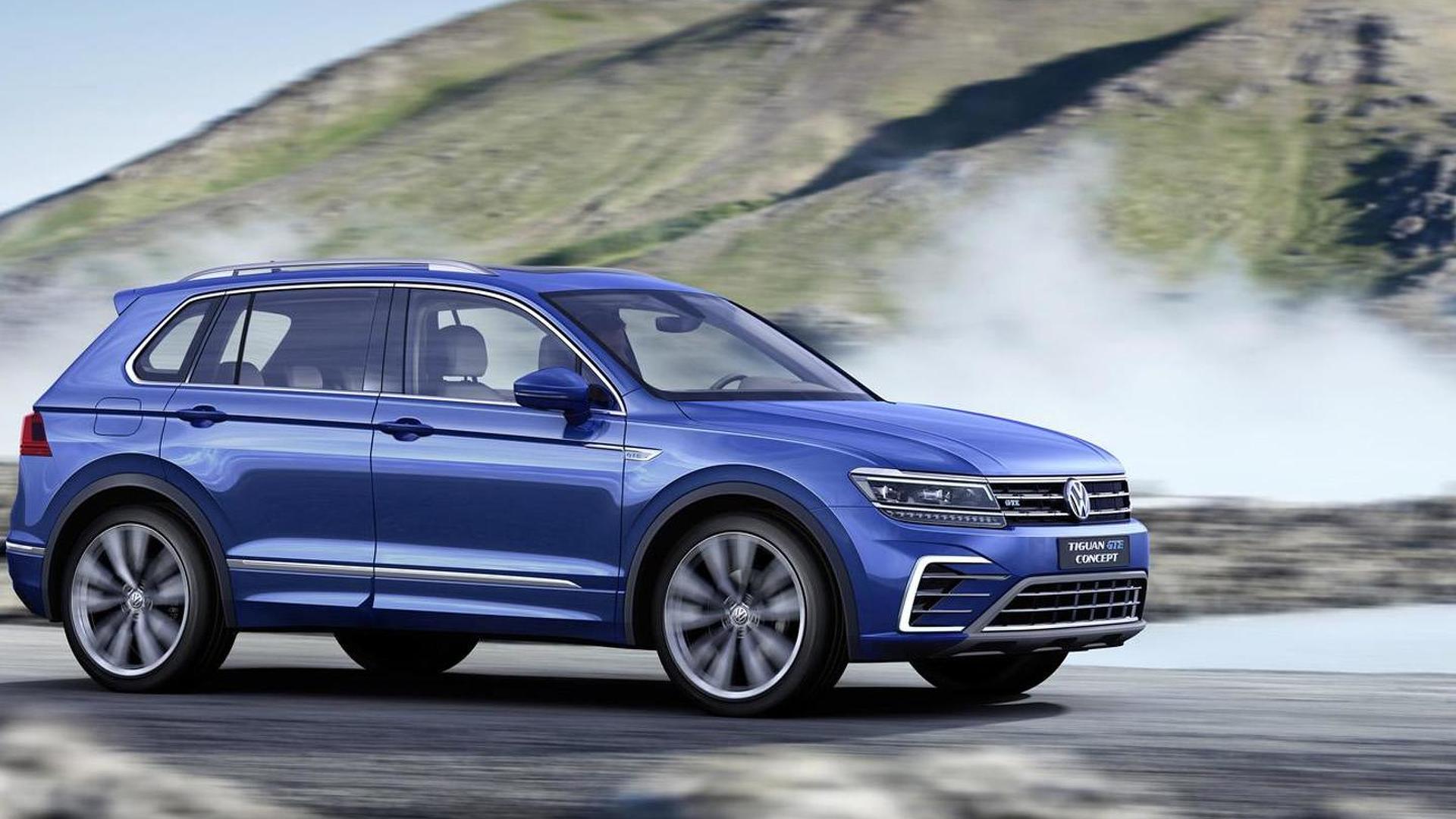 Volkswagen Tiguan Gte Plug In Hybrid Concept Breaks Cover
