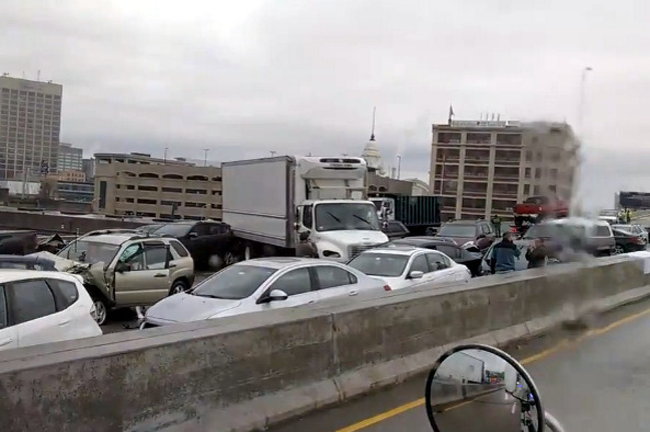 The Massive Worcester, Ma. Car Crash, and the Dangers of Black Ice