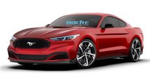 Ford Mustang Electric rendering