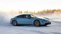 2020 Porsche Taycan 4S: Ice Driving