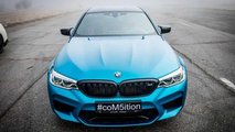 Nissan GT-R versus BMW M5 Competition drag race