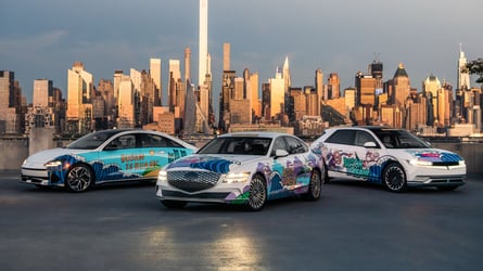 Hyundai Genesis Art Cars In Manhattan