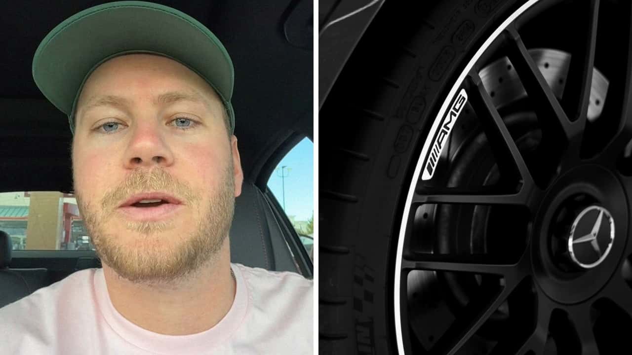 Man buys 10-year-old Mercedes with only 31,000 miles. Then he spots something fishy on the tires