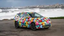 Skoda Epiq camouflaged prototype