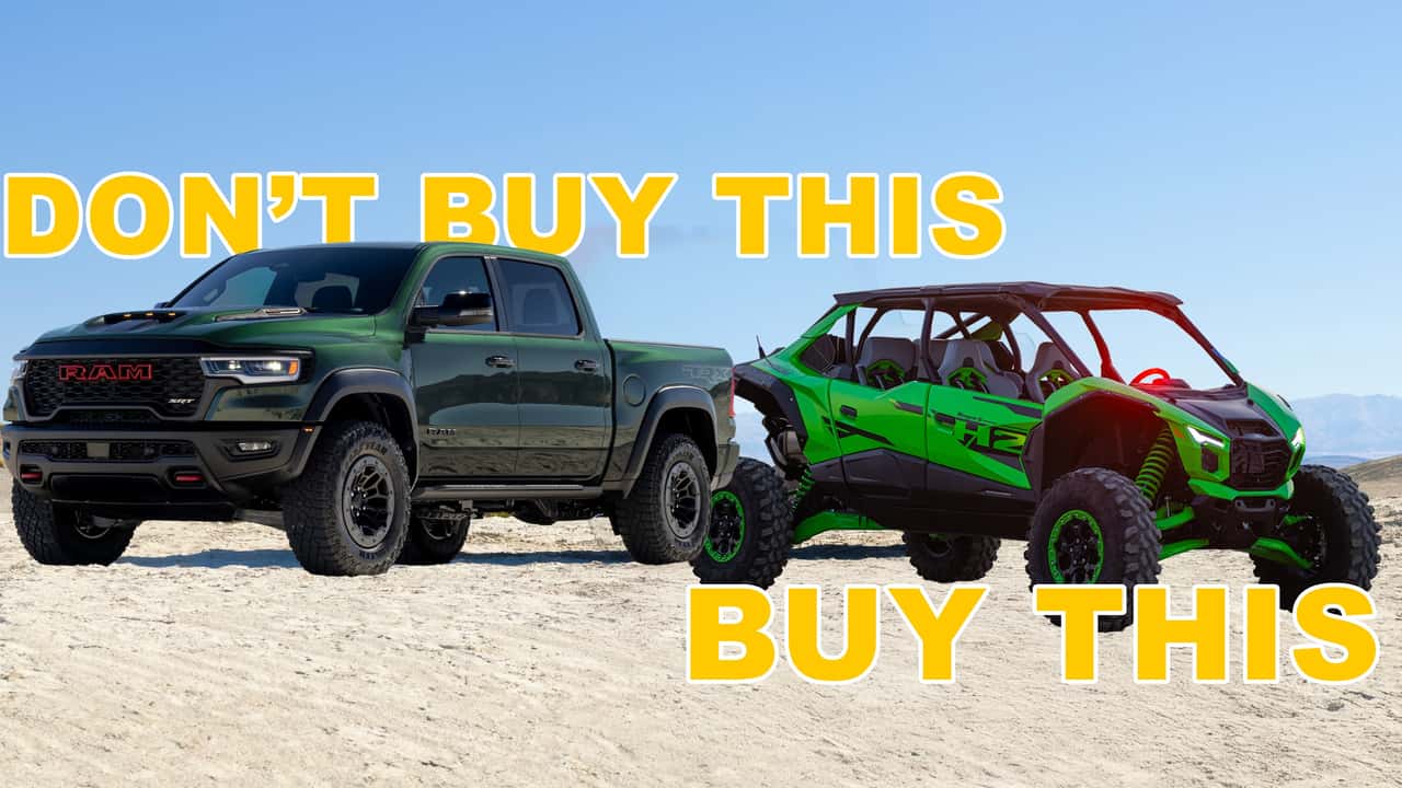 You Could Buy a Fast As Hell UTV and Truck or Just Ram’s New TRX That’s Less Capable