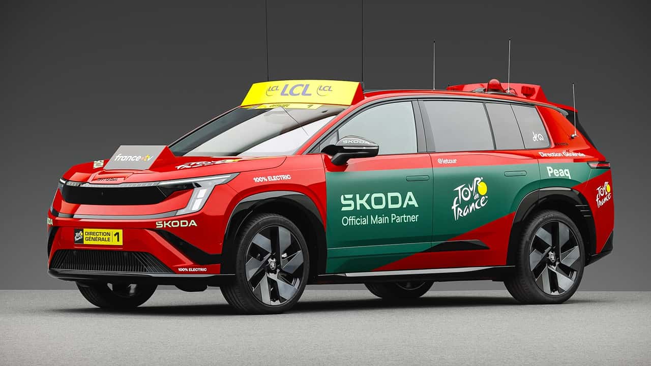Skoda Peaq (2026) bei der Tour de France