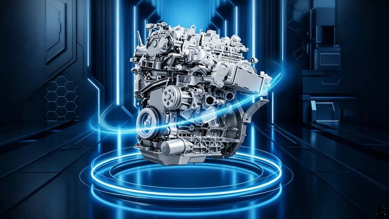 Il motore ibrido da record con efficienza al 45,5%