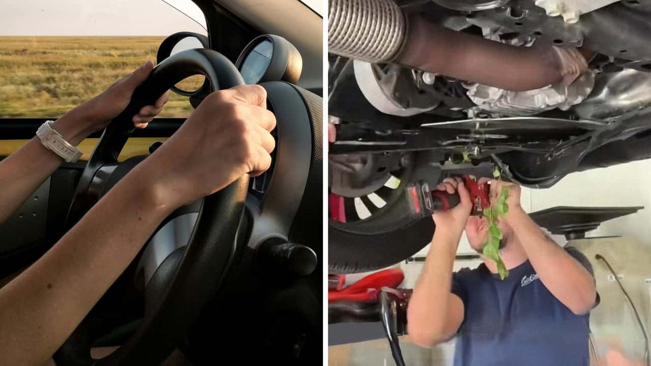 Customer brings car into shop, says bottom is ‘falling out.’