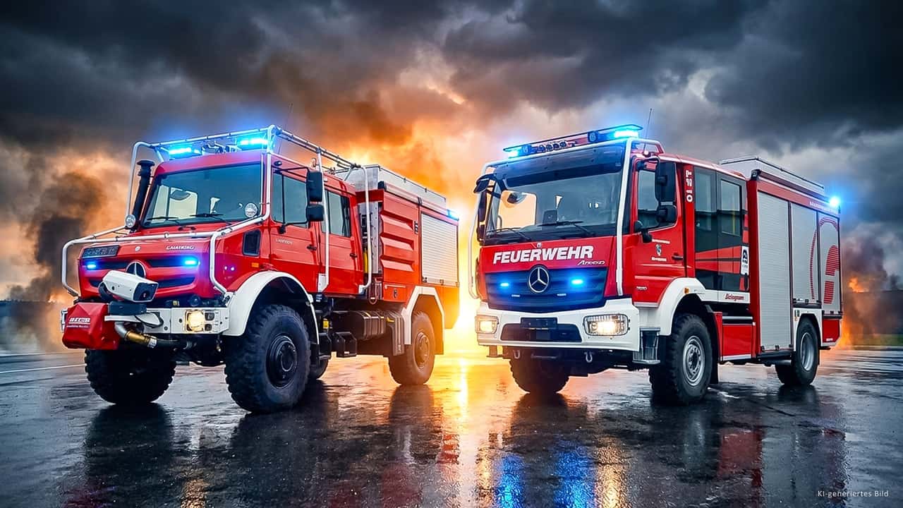 Mercedes und Unimog mit Feuerwehr-Neuheiten zur RETTmobil 2026