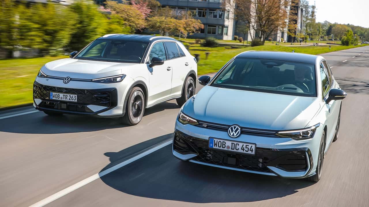 VW Golf und VW T-Roc als Vollhybrid (2026)
