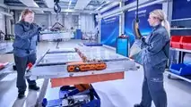 Transport of a battery system for recycling