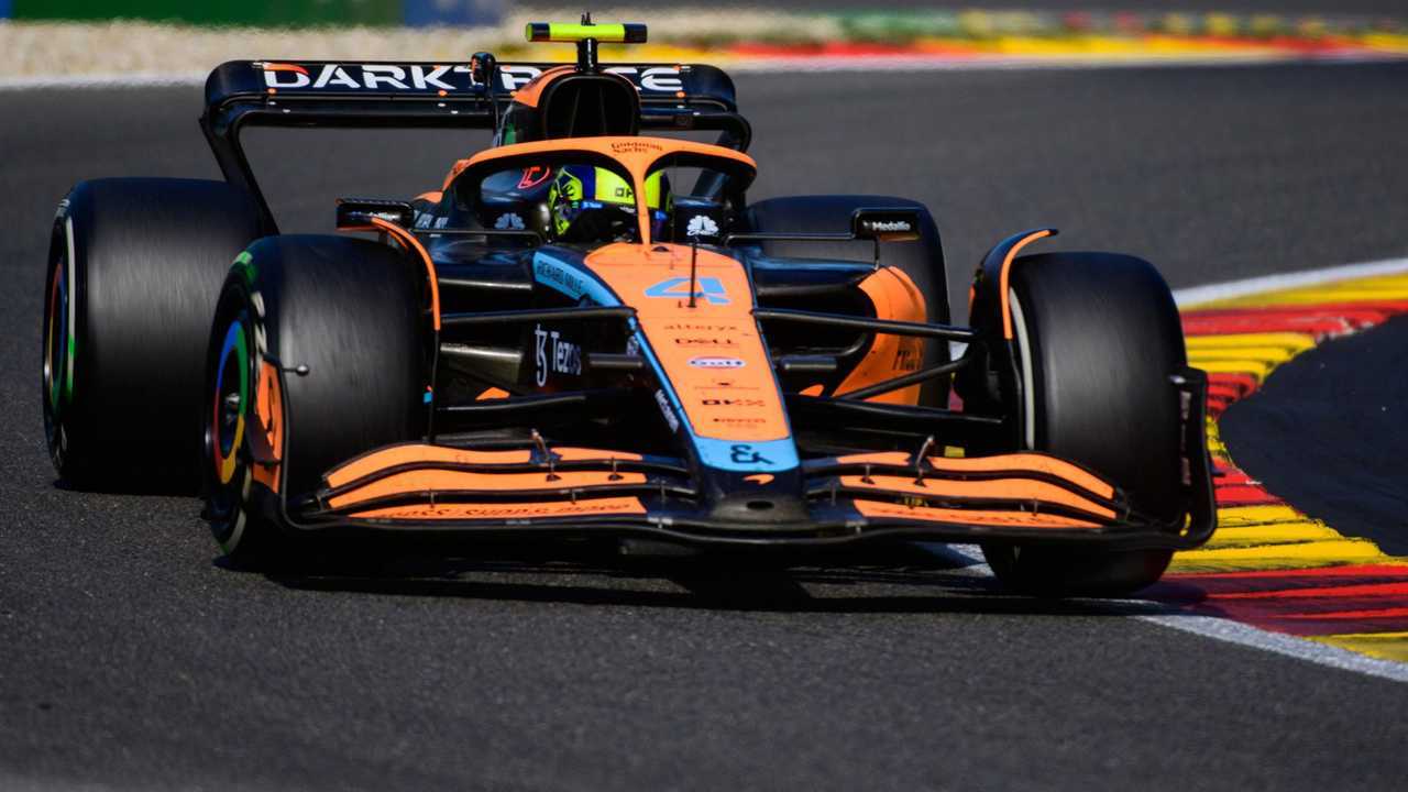 Lando Norris at Belgian GP 2022