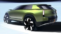 2022 Skoda VISION 7S Konsept Çizimleri