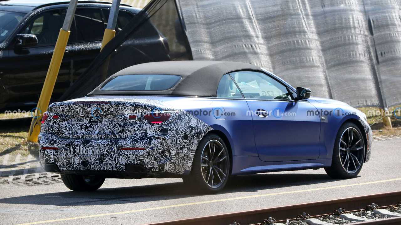 2024 BMW 4 Series Convertible Spied Hiding Modest Mid-Cycle Refresh