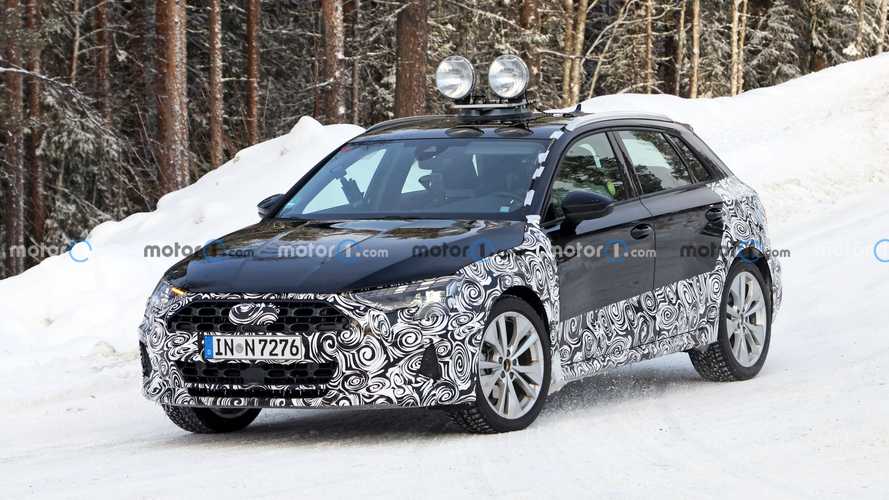 Audi A3 allstreet, i test continuano sulla neve