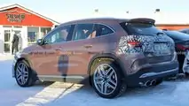 Photos d'espionnage rapprochées de la Mercedes-AMG GLA45 Facelift