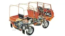Der luftgekühlte Zweizylinder-Heckmotor