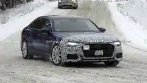 Audi A6 Facelift (2023) auf neuen Erlkönigbildern vom Dezember 2022