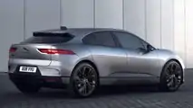 Jaguar I-Pace with Premium Black Pack rear quarter view