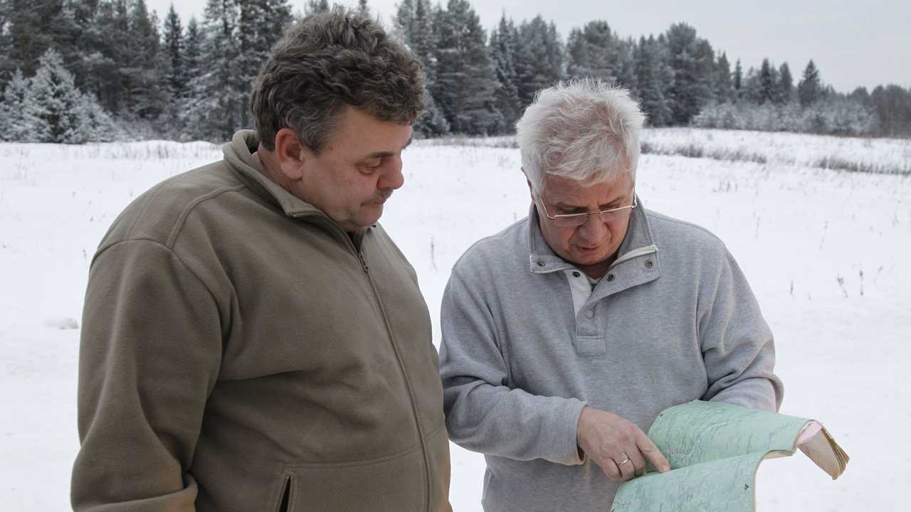 Сергей Клочков с другом-испытателем Сергеем Воскресенским