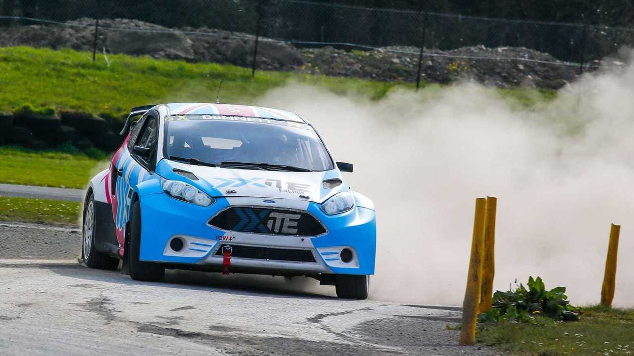 Jenson Button during Xite Energy Racing Pembrey test