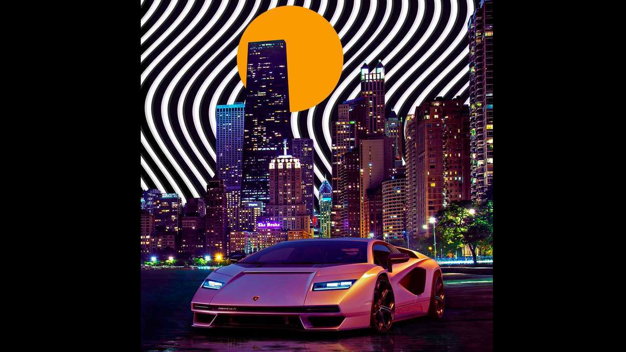 Постер Lamborghini Countach LPI 800-4 от Егора Жулдыбина
