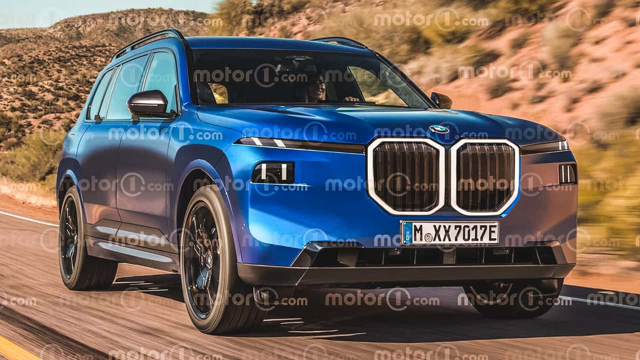 2028 BMW X7 Rendering by Motor1