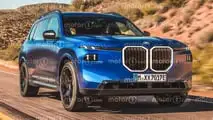 2028 BMW X7 Rendering by Motor1