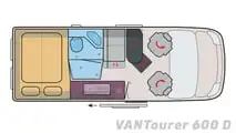 Camper VANTourer basato su Fiat Ducato (2025)