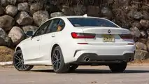 2021 BMW 330e rear quarter