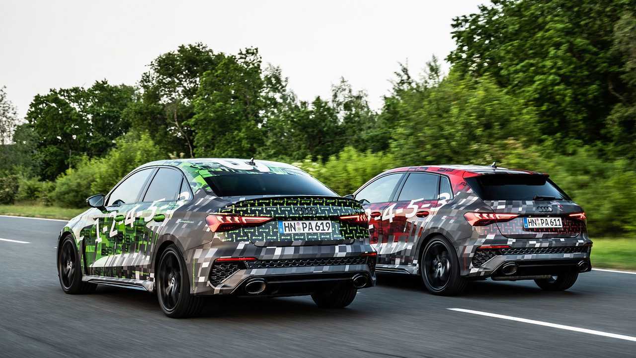 Audi RS 3 (2021) Anteprima sneak
