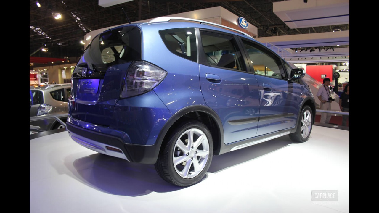 Salão do Automóvel: Honda Fit Twist, exclusivo para o Brasil, é mais uma opção com visual aventureiro