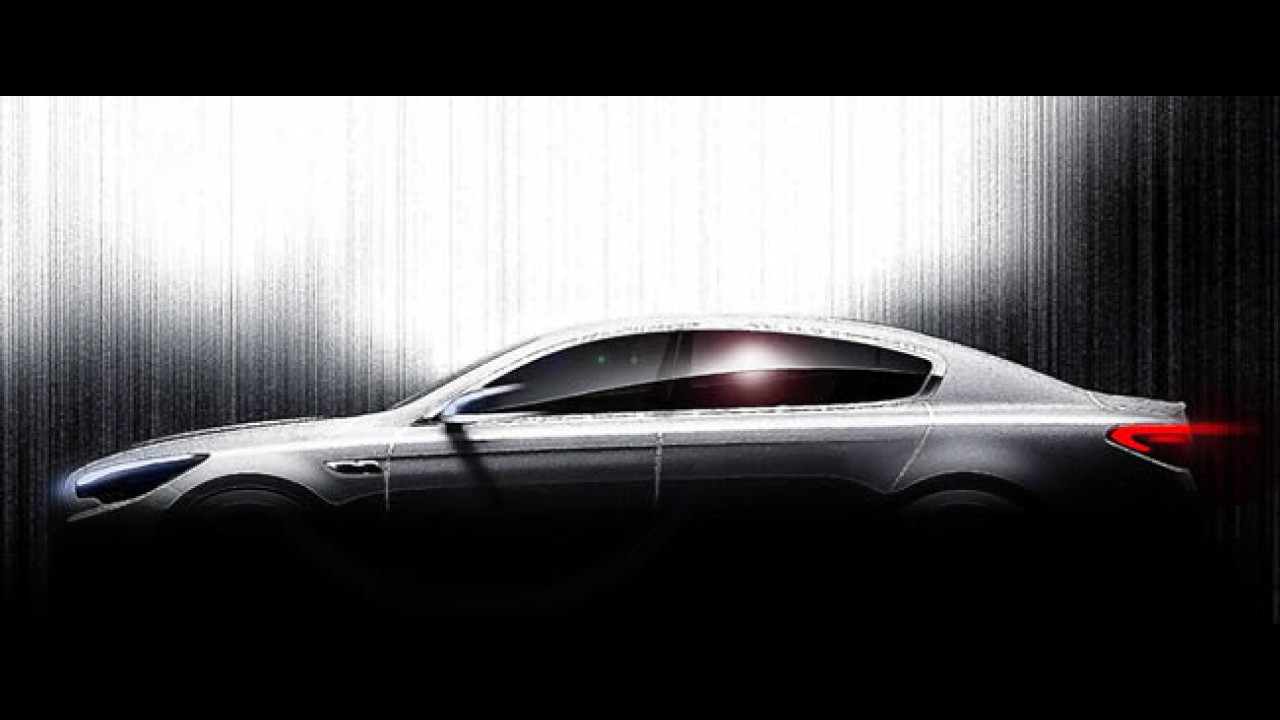 Kia divulga esboços do novo sedã de luxo K9
