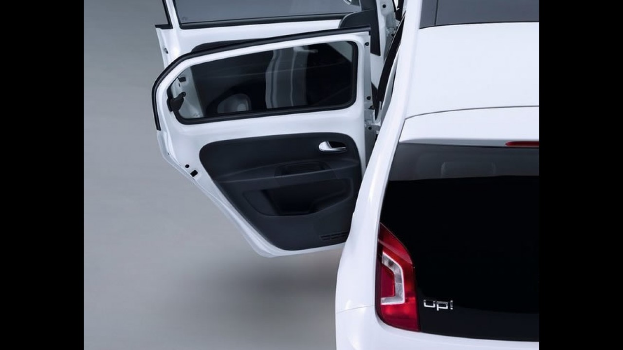 Volkswagen Up! 4 portas é revelado - Vidros traseiros são basculantes