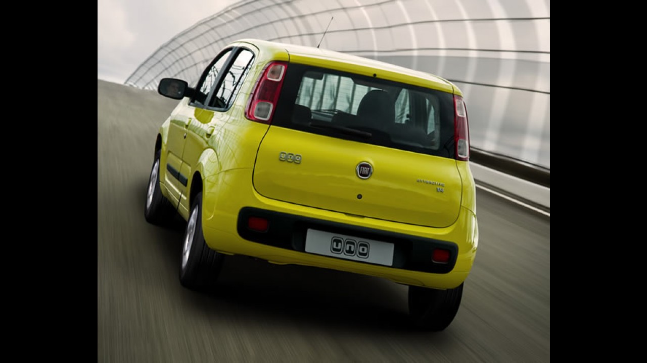 Novo Uno 2011 - Fiat divulga primeiras fotos oficiais e detalhes dos motores Fire 1.0 e 1.4 Evo